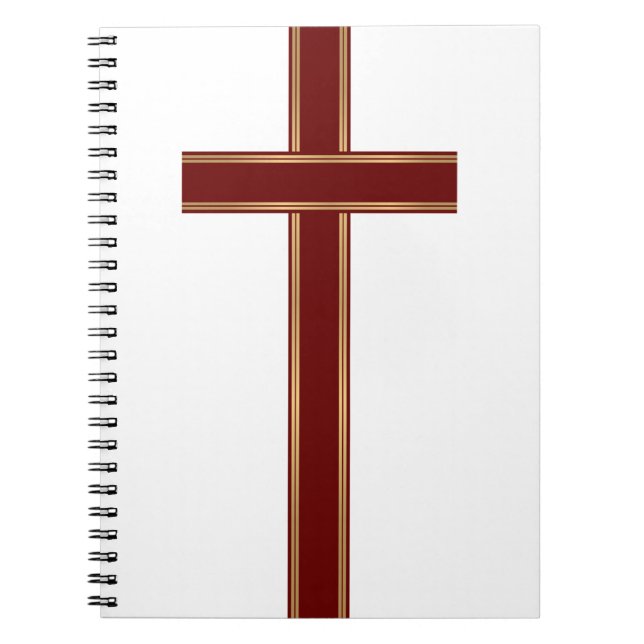 Christliches Kreuz Notizblock (Vorderseite)