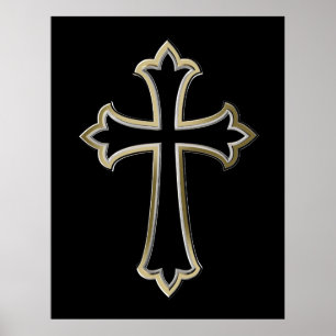 Christliches Kreuz Poster