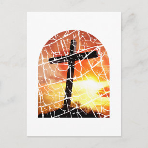 Christliches Kreuz Postkarte