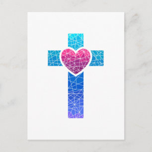 Christliches Kreuz Postkarte