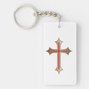 Christliches Kreuz Schlüsselanhänger