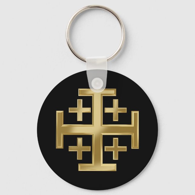 Christliches Kreuz Schlüsselanhänger (Vorderseite)