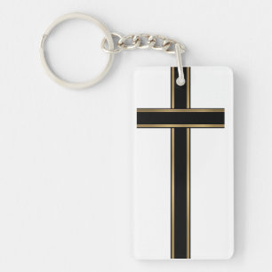 Christliches Kreuz Schlüsselanhänger