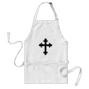 Christliches Kreuz Schürze
