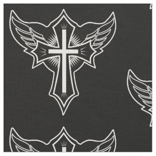 Christliches Kreuz Stoff