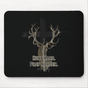 Christliches Kreuz Tarndruck Jagd Hartes Gebet Har Mousepad