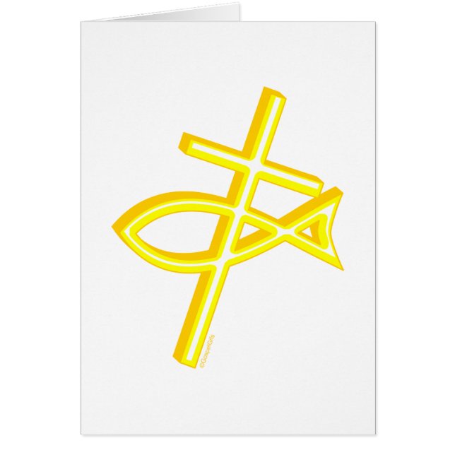 Christliches Kreuz u. Fische (Vorne)
