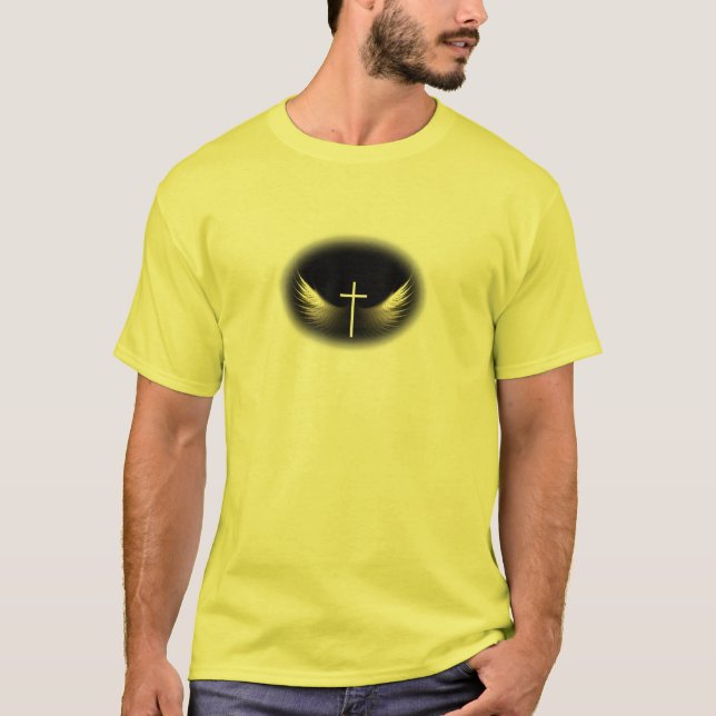 Christliches Kreuz und Geist religiös T-Shirt (Vorderseite)