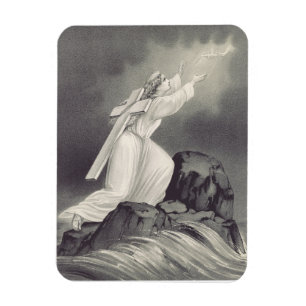 Christliches Kreuz-und-Krone-Symbol  Magnet
