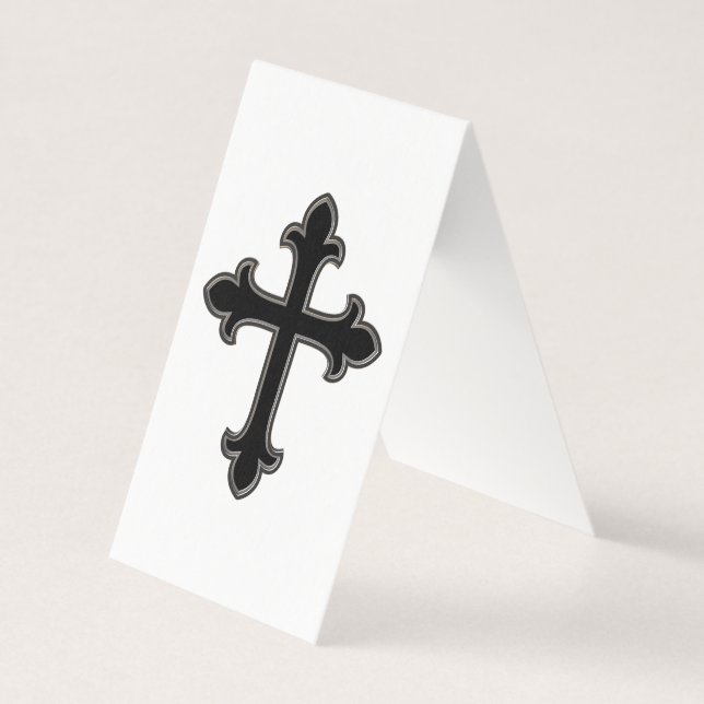 Christliches Kreuz Visitenkarten (Vorderseite)