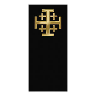 Christliches Kreuz Werbekarte