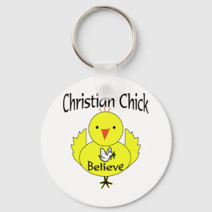 Christliches Küken Schlüsselanhänger