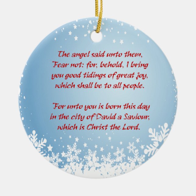 Christliches kundengerechtes keramik ornament (Vorne)