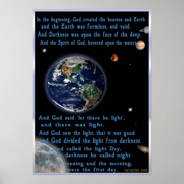 Christliches Kunstposter Poster (Vorne)