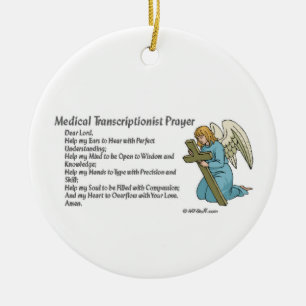 Christliches M.Ü.-Gebet Keramikornament