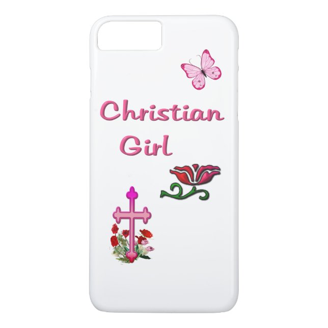 Christliches Mädchen Case-Mate iPhone Hülle (Rückseite)