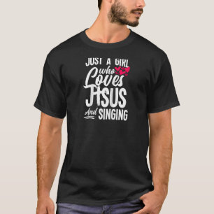 Christliches Mädchen, das Jesus Liebe und Funny s  T-Shirt