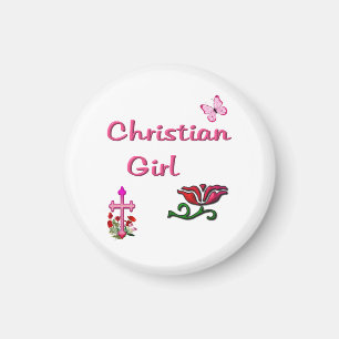 Christliches Mädchen Magnet