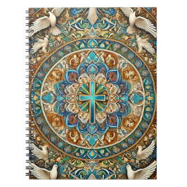 Christliches Mandala Inspirierend Notizblock