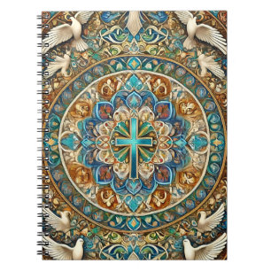 Christliches Mandala Inspirierend Notizblock