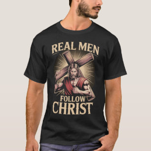 Christliches Männer T-Shirt – Stärke durch Glauben