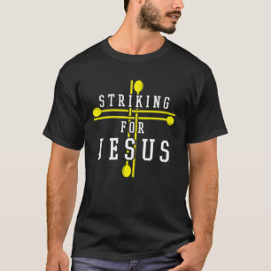 Christliches Marimba-Worship-Schlagzeug-Front-Ense T-Shirt