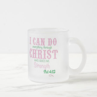 Christliches mattiertes Tasse Phil-4:13