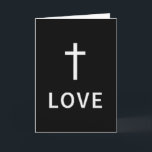 Christliches Minimal Kreuz Liebe Subtiles Religiös Karte<br><div class="desc">Christliches Minimal Kreuz Liebe Subtiles Religiöses Modernes Glauben</div>