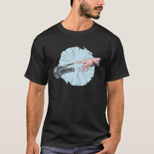 Christliches Motorrad-Kreation eines Fahrers Adam  T-Shirt