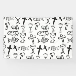 Christliches Muster Banner