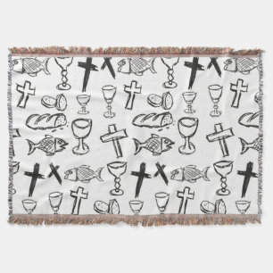 Christliches Muster Decke
