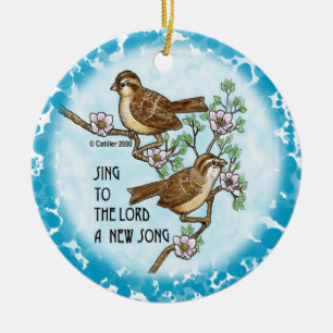 Christliches New Song Keramikornament