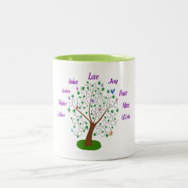 Christliches Obst der Tasse des Spirituosen