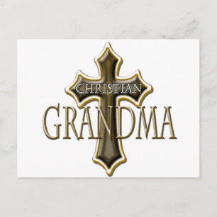 Christliches Oma Postkarte