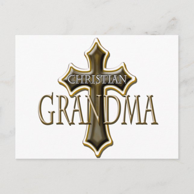 Christliches Oma Postkarte (Vorderseite)