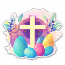 Christliches Osterkreuz