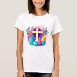 Christliches Osterkreuz T-Shirt