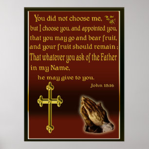christliches Plakat