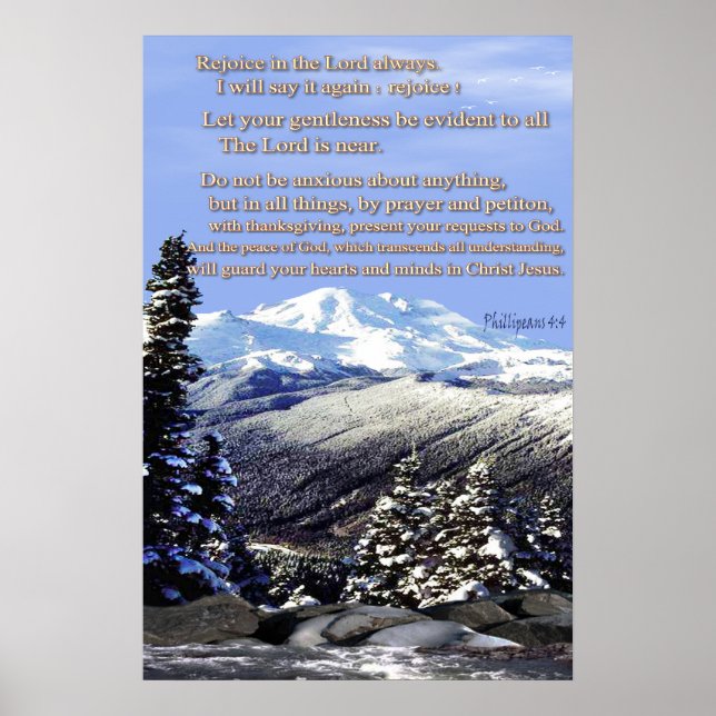 Christliches Poster (Vorne)