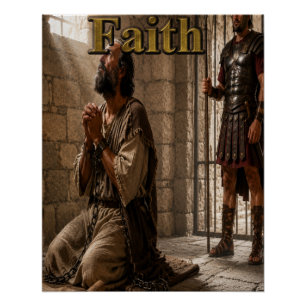 Christliches Poster Glaube