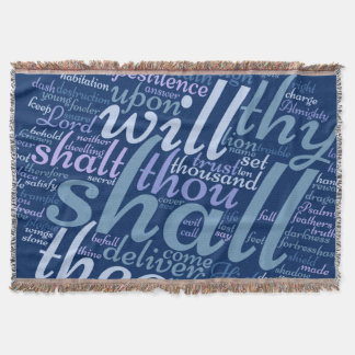 Christliches PSALM 91 Decke