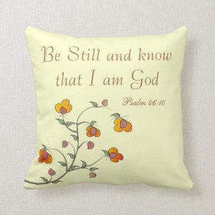 Christliches Psalm-Kissen, Psalm-46:10 Kissen