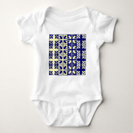 Christliches Quermuster 2 Baby Strampler