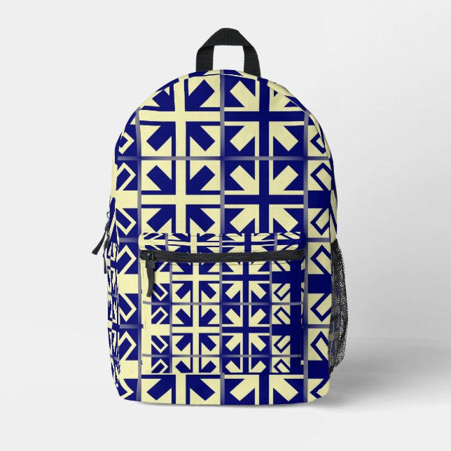 Christliches Quermuster 2 Bedruckter Rucksack (Vorderseite)