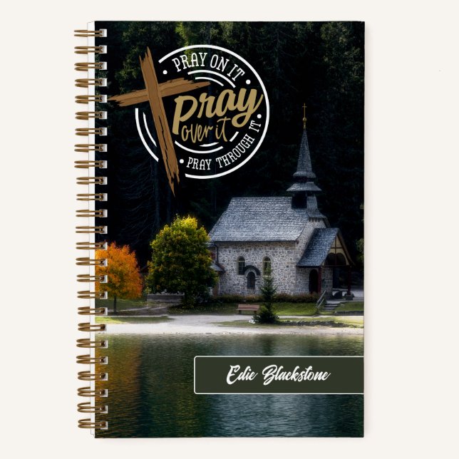 Christliches Religiöses Kloster Notizbuch (Vorderseite)