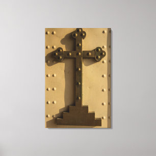 Christliches religiöses Kreuz im Irak Leinwanddruck