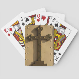 Christliches religiöses Kreuz im Irak Spielkarten