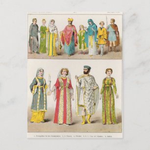 Christliches römisches Kleid Postkarte