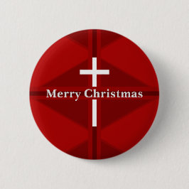 Christliches Rotes Kreuz Button
