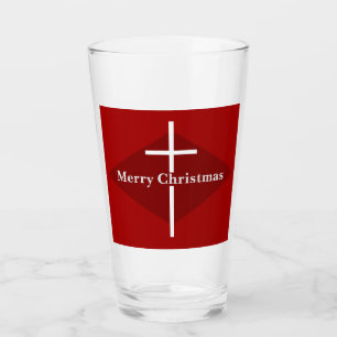 Christliches Rotes Kreuz Glas